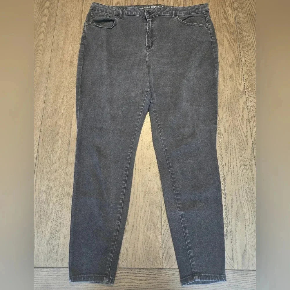 Lane Bryant Black Mid-Rise Skinny Jeans Size 22